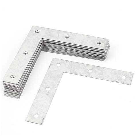 l shaped flat metal bracket|12 inch flat corner brace.